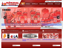 Tablet Screenshot of koksalyangin.com
